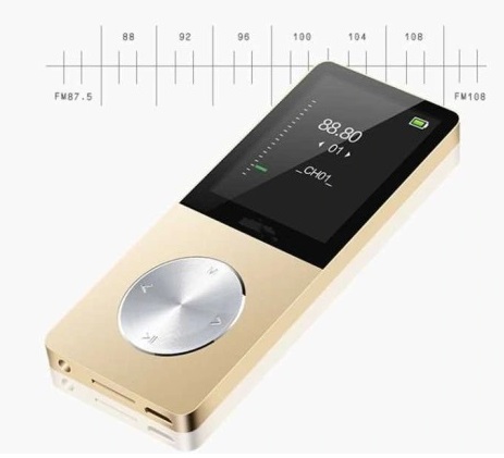 MP3-плеер T1, электронная книга, 8 ГБ, золотой, НОВАЯ МОДЕЛЬ