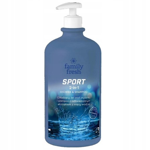 SORAYA FAMILY FRESH SPORT 2IN1 ГЕЛЬ-ШАМПУНЬ ДЛЯ ДУША 1Л