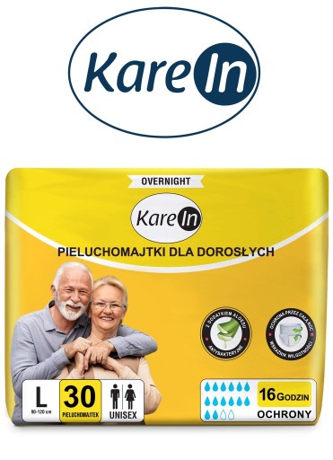 ПОДГЛОНКИ ДЛЯ ВЗРОСЛЫХ KAREIN OVERNIGHT L 30 ШТ.