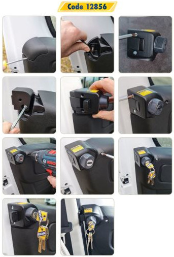 ЗАМОК ДВЕРНОЙ ЗАМОК HEOSAFE DUCATO 21 - 2 шт.