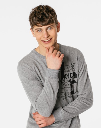Мужская футболка Long Sleeve Longsleeve 3127-5 размер L