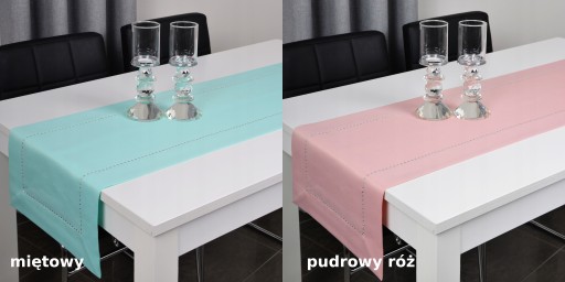 GLAMOUR дорожка для стола 38x140 декоративная полоска форсунки черный серебристый