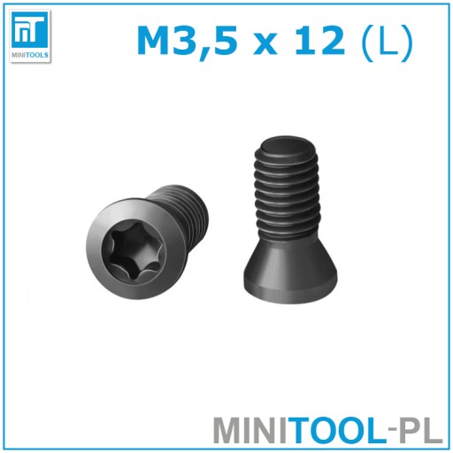 Винт TORX M3,5x12 для инструментов с ЧПУ класса 12,9