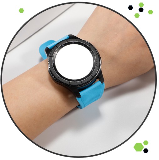 УНИВЕРСАЛЬНЫЙ РЕМЕШОК ДЛЯ СМАРТ-ЧАСОВ SMARTWATCH 22 ММ ТЕЛЕСКОПИЧЕСКИЕ ЦВЕТА