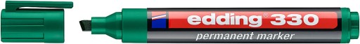 EDDING 330 перманентный маркер зеленого цвета со скошенной кромкой