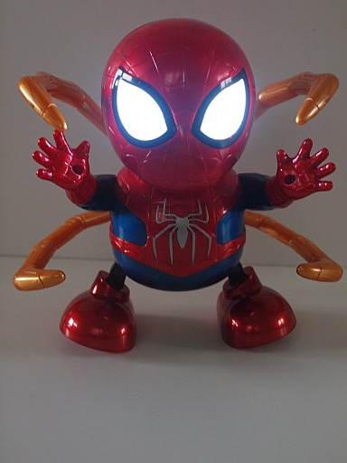 Танцующий робот SPIDERMAN LED Музыка интерактивная