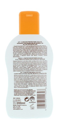 Malibu Protective Lotion SPF15 Водостойкий лосьон