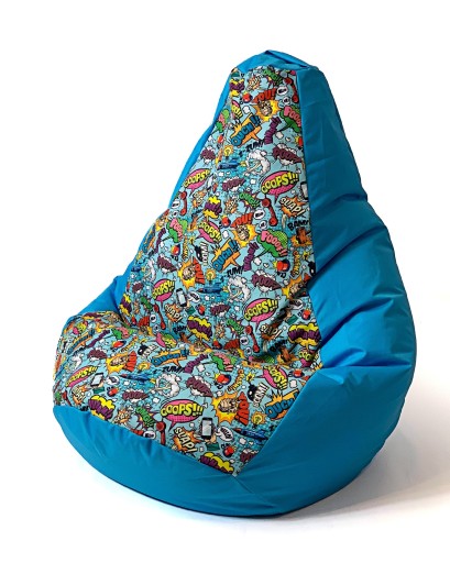 Пуф GoGift PEAR 105x80 см, разноцветный