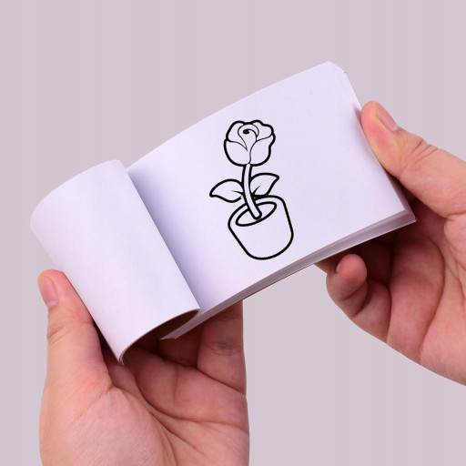 Drawing Paper Flipbook With Binding Screw