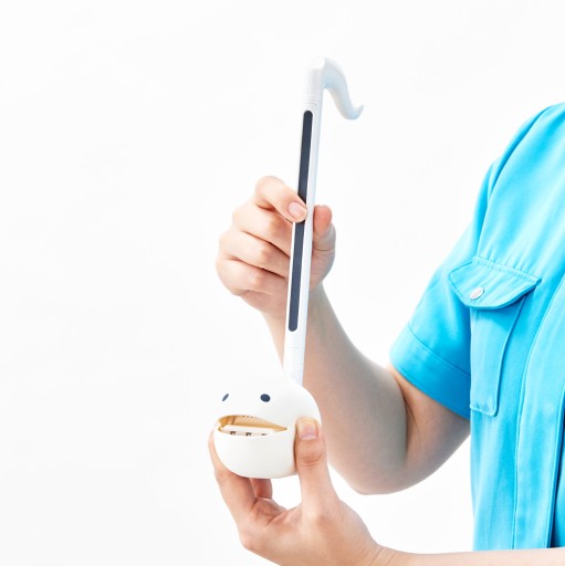 Otamatone Classic White Maywa Denki Синтезатор с батарейками AAA