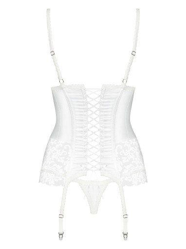 Gorset + stringi OBSESSIVE 871 ecru L XL