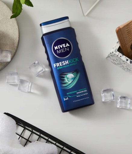 NIVEA Żel pod prysznic męski MEN Fresh Kick 500ml