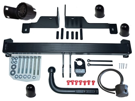 OPEL COMBO C 2001-2012 БУКСИРОВОЧНЫЙ КРЮК + ЖГУТ ПРОВОДОВ 7PIN13