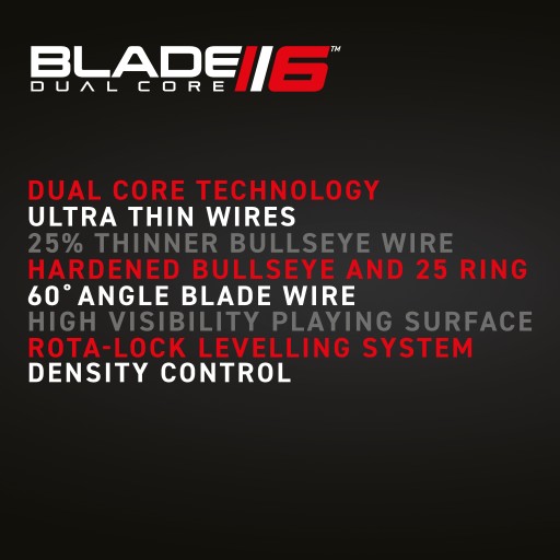 Дартс Winmau BLADE 6 Dual Core из сизаля