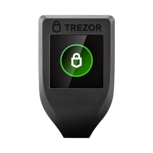 Криптовалютный кошелек Trezor T черный