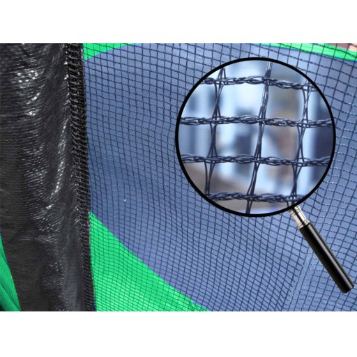 САДОВЫЙ ДЕТСКИЙ батут F-STAR 254CM 8FT ЗЕЛЕНАЯ СЕТКА С ЛЕСТНИЦЕЙ
