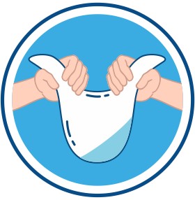 ПАКЕТЫ ДЛЯ ИСПОЛЬЗОВАННЫХ ПОДгузников BABYMAM 100 шт.