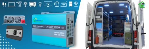 Автомобильный преобразователь с USB 12 В 4000 Вт Sinus USB