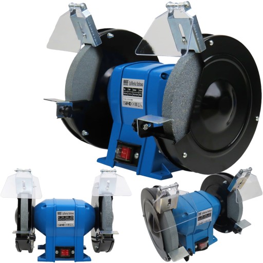 НАСТОЛЬНАЯ ШЛИФНИЦА С ДВУМЯ КАМНЯМИ BASS 200MM, 700W