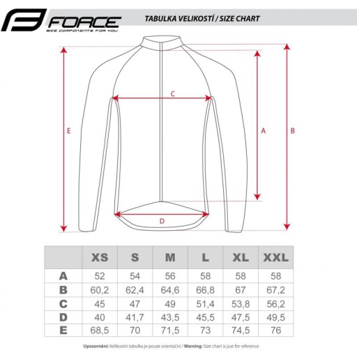 Force Jersey Spike długi czarno-żółty fluo L