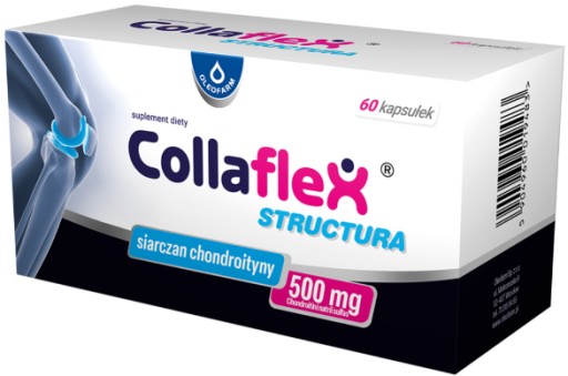 COLLAFLEX STRUCTURA na stawy ścięgna 60 kaps.