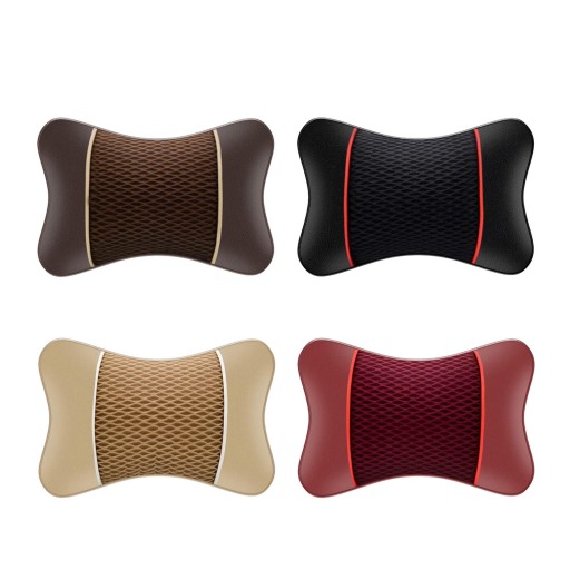 Car Headrest Pillow Ergonomic Car Neck Black