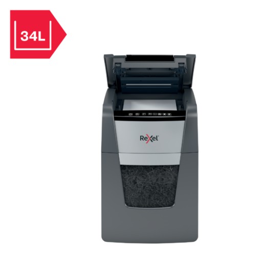 Niszczarka Rexel Optimum AutoFeed+ 100X, ścinki 4x