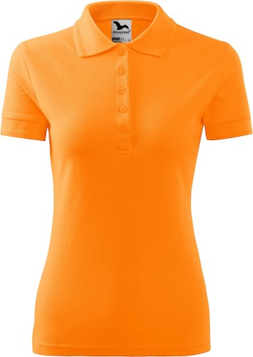ФУТБОЛКА-ПОЛО ЖЕНСКАЯ MALFINI PIQUE 210 СИНЯЯ FIT XS