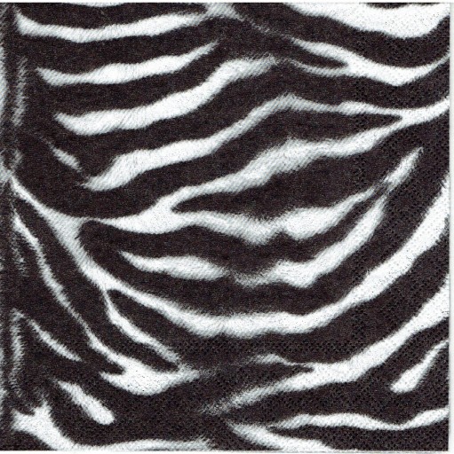 Serwetka decoupage 49T Zebra paski zebry 1 sztuka