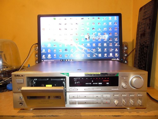Японский магнитофон Sony TC-K890ES ES с 3 головками Dolby B C MPX Filter HX PRO Gold!