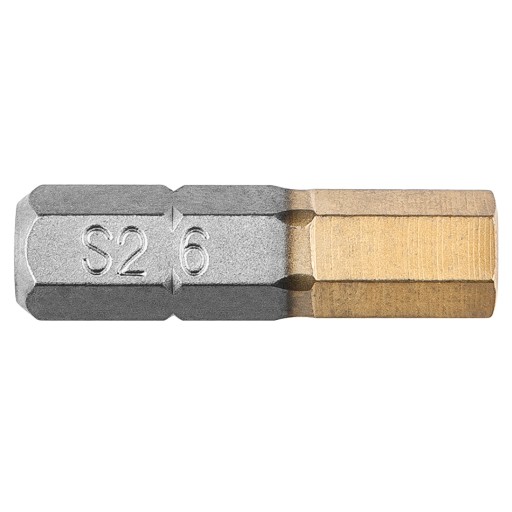 Биты-отвертки HEX6,0 x 25 мм, 2 шт.