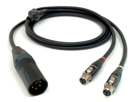 Балансный кабель AUDEZE LCD-4z ручной работы.