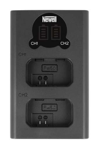 Двухканальное зарядное устройство для аккумулятора NEWELL DL-USB-C+2