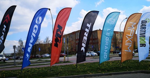 Fajerwerki reklama nr 3 Beachflag Winder Flaga