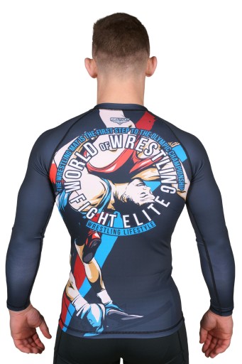 BELTOR MĘSKI RASHGUARD BLUZKA TERMOAKTYWNA DŁUGI RĘKAW ZAPASY WRESTLING XL