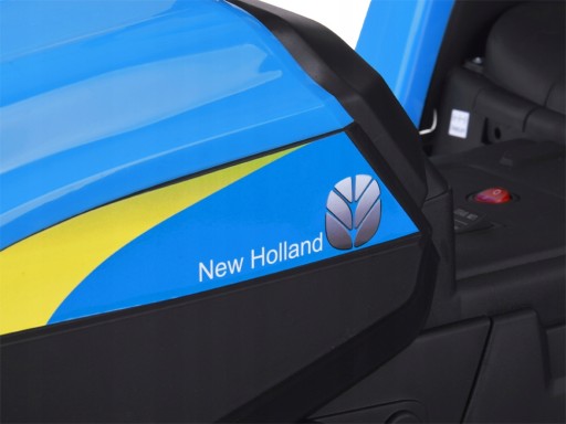 Аккумуляторный трактор New Holland с прицепом, 2 лицензии на двигатели 12 В