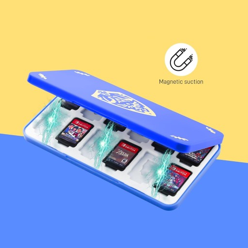 Pudełko case etui na 24x karty z grami +SD Card NS Switch OLED Zelda Legend
