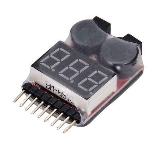 Тестер аккумуляторов низкого напряжения Lipo Checker 1-8S