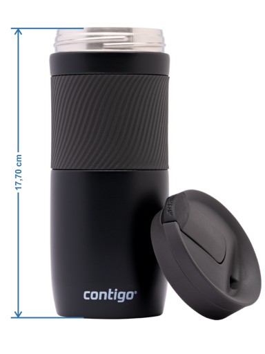 CONTIGO 2095663 BYRON Термокружка для кофе и чая 470мл черный ОРИГИНАЛ