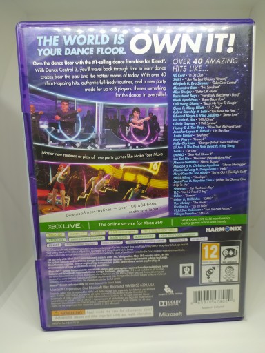 Dance Central 3 X360 XBOX 360 PL