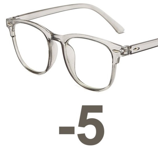 OKULARY KOREKCYJNE NERD nerdy retro MINUSY -5