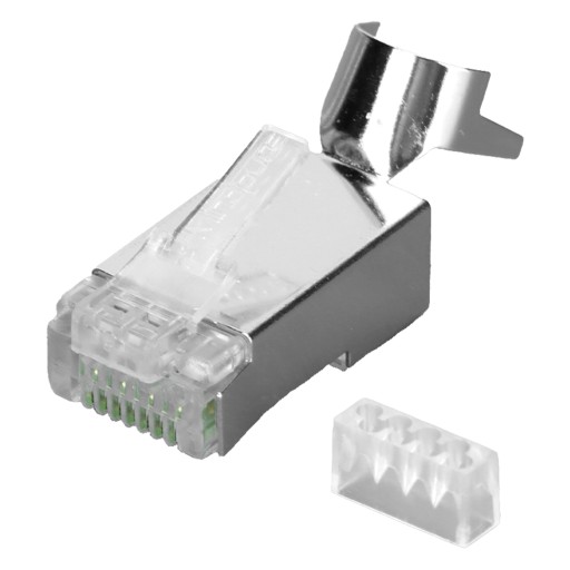 Разъем сетевого кабеля nw017 позолоченный экран cat7 rj45 8p8c горный хрусталь h