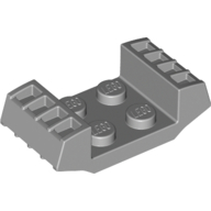 LEGO пластина 2x2 решетка двигателя серая 1 шт 41862 N