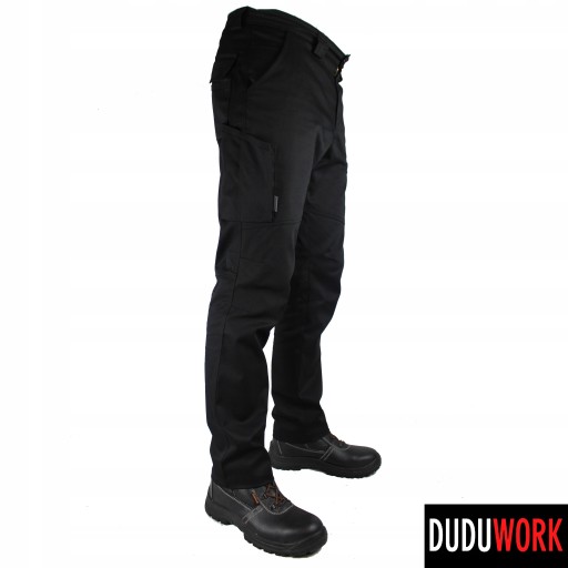 DuduWork РАБОЧИЕ БРЮКИ по охране труда и технике безопасности Black Elastic 50