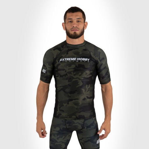 Термоактивная футболка для ММА BJJ хаки HAVOC 3XL EXTREME HOBBY