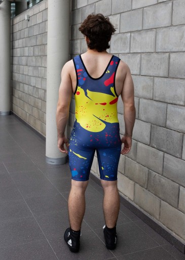 Kostium zapaśniczy COMBAT SPORT Enigma męski - XXL