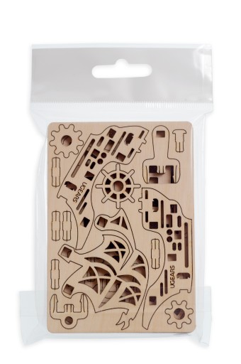 U-Fidgety Ships механический пазл из 4 предметов 3D UGears