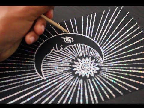 Волшебный скретч-блокнот HOLOGRAPHIC SCRATCH WORK