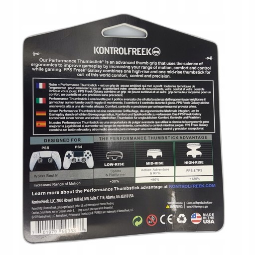 ЧЕХОЛЫ ДЛЯ ГРИБНЫХ РУЧОК ДЛЯ PLAYSTATION PS4 PS5 KONTROLFREEK GALAXY