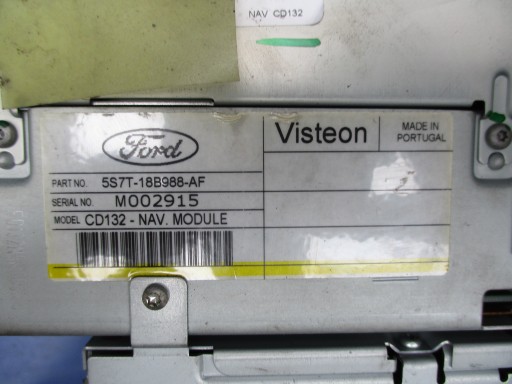 FORD MONDEO MK3 РАДИО НАВИГАЦИЯ + КОД 5S7T-18B988-AF